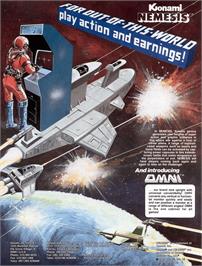 Advert for Nemesis on the Arcade.