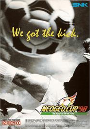 Advert for Neo-Geo Cup '98 - The Road to the Victory on the SNK Neo-Geo Pocket.