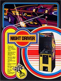 Advert for Night Driver on the Atari 2600.