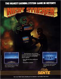 Advert for Night Stocker on the Arcade.