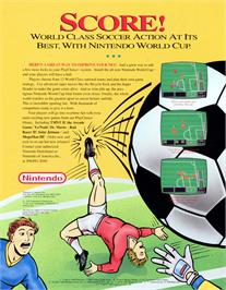 Advert for Nintendo World Cup on the Sega Genesis.