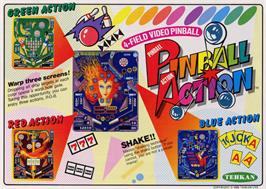 Advert for Pinball Action on the Arcade.