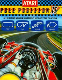 Advert for Pole Position II on the Commodore 64.