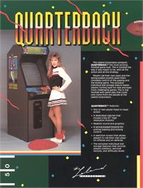 Advert for Quarterback on the Arcade.