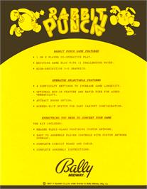 Advert for Rabbit Punch on the Arcade.