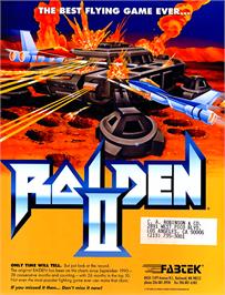 Advert for Raiden II on the Arcade.