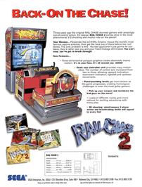 Advert for Rail Chase 2 on the Arcade.