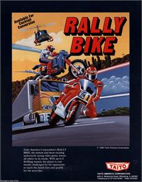 Advert for Rally Bike / Dash Yarou on the Arcade.