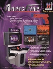 Advert for Rapid Fire v1.0 on the Arcade.