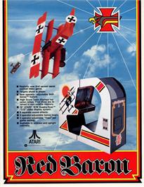 Advert for Red Baron on the Arcade.