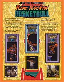 Advert for Rim Rockin' Basketball on the Arcade.