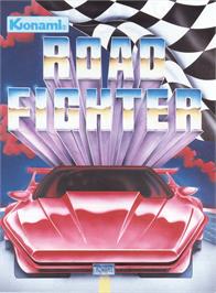 Advert for Road Fighter on the Arcade.