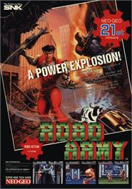 Advert for Robo Army on the Arcade.