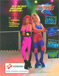 Advert for Rollergames on the Arcade.