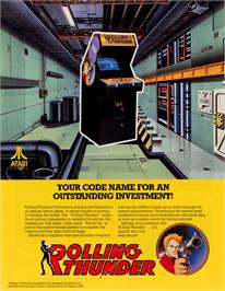 Advert for Rolling Thunder on the Amstrad CPC.