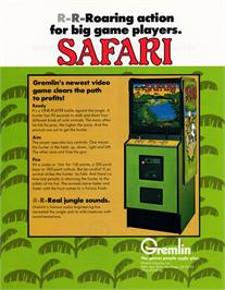Advert for Safari on the Arcade.
