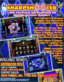 Advert for Sharpshooter on the Arcade.
