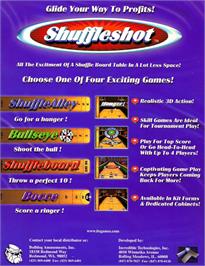 Advert for Shuffleshot on the Arcade.
