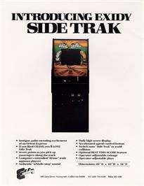 Advert for Side Track on the Arcade.