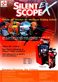 Advert for Silent Scope EX on the Arcade.