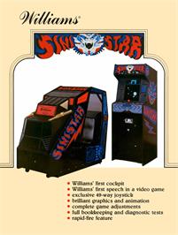 Advert for Sinistar on the Arcade.