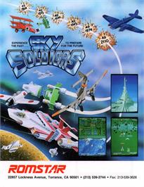Advert for Sky Soldiers on the Arcade.