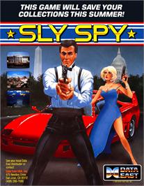 Advert for Sly Spy on the Arcade.
