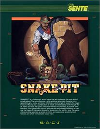 Advert for Snake Pit on the Arcade.