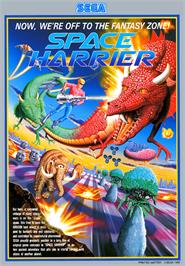 Advert for Space Harrier on the Arcade.