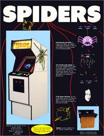 Advert for Spiders on the Arcade.