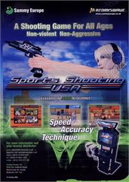 Advert for Sports Shooting USA on the Arcade.