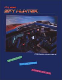 Advert for Spy Hunter on the Arcade.