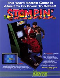 Advert for Stompin' on the Arcade.