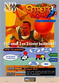 Advert for Street Hoop / Street Slam / Dunk Dream on the Arcade.