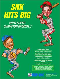 Advert for Super Champion Baseball on the Arcade.