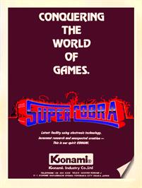 Advert for Super Cobra on the Arcade.