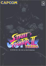 Advert for Super Street Fighter II Turbo on the Arcade.