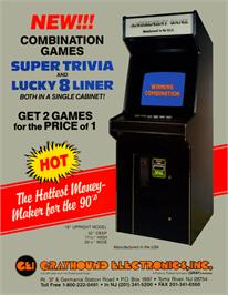 Advert for Super Trivia Master on the Arcade.