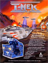 Advert for T-Mek on the Microsoft DOS.