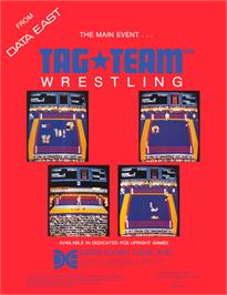 Advert for Tag Team Wrestling on the Commodore 64.
