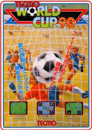Advert for Tecmo World Cup '90 on the Arcade.