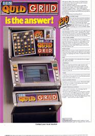 Advert for Ten Quid Grid on the Arcade.