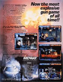 Advert for Terminator 2 - Judgment Day on the Arcade.