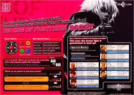 Advert for The King of Fighters 2002 Magic Plus on the Arcade.