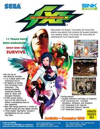 Advert for The King of Fighters XI on the Arcade.