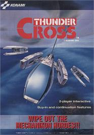 Advert for Thunder Cross on the Arcade.