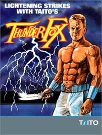Advert for Thunder Fox on the Atari 8-bit.
