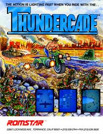 Advert for Thundercade / Twin Formation on the Arcade.