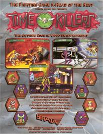 Advert for Time Killers on the Sega Genesis.