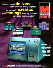 Advert for Touchmaster 3000 on the Arcade.
